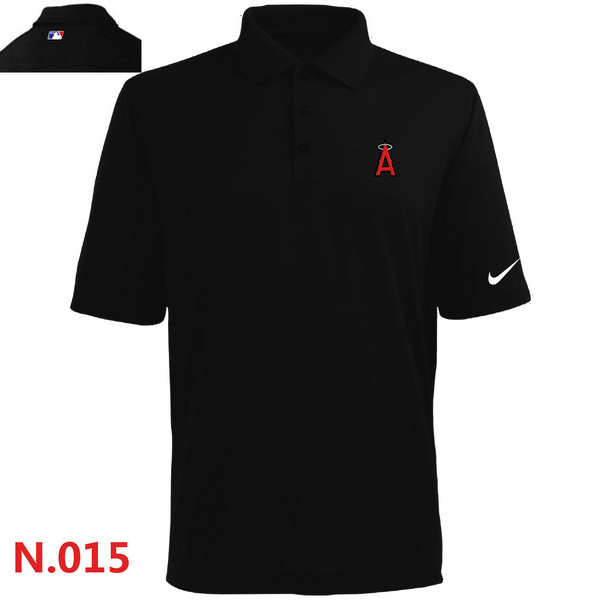 Nike Los Angeles Angels Men's Black Polo Shirt
