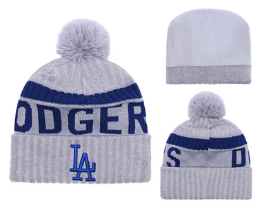 MLB Los Angeles Dodgers Team Logo Knit Hat