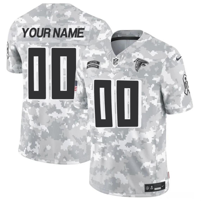 Men's Atlanta Falcons Active Player Custom 2024 F.U.S.E Arctic Camo Salute To Service Limited Stitched Football Jersey Men's Atlanta Falcons Active Player Custom 2024 F.U.S.E Arctic Camo Salute To Service Limited Stitched Football Jersey