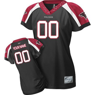 Customized Atlanta Falcons Jersey Women Field Flirt Fashion Football Jersey