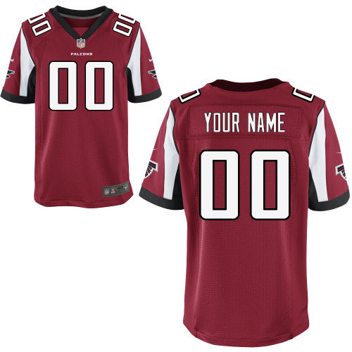 Men's Nike Atlanta Falcons Customized Elite Team Color Jerseys