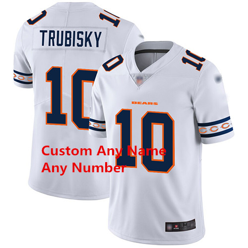 Custom Men's Bears White Stitched Football Limited Team Logo Fashion Jersey Custom Men's Bears White Stitched Football Limited Team Logo Fashion Jersey