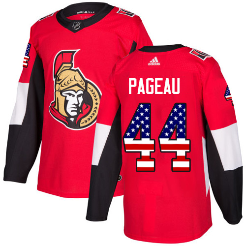 Adidas Senators #44 Jean-Gabriel Pageau Red Home Authentic USA Flag Stitched NHL Jersey Adidas Senators #44 Jean-Gabriel Pageau Red Home Authentic USA Flag Stitched NHL Jersey