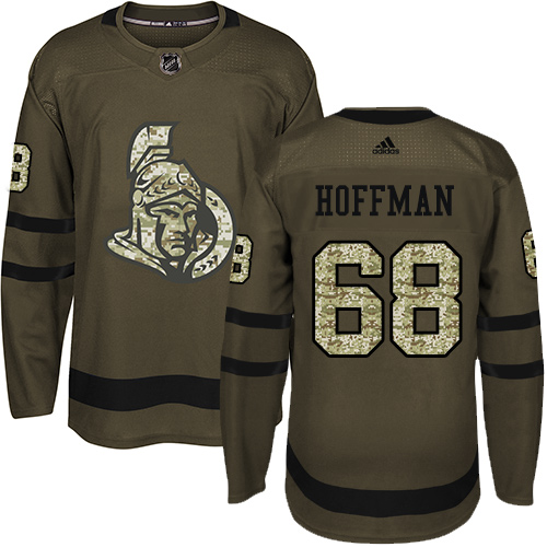 Adidas Senators #68 Mike Hoffman Green Salute to Service Stitched NHL Jersey Adidas Senators #68 Mike Hoffman Green Salute to Service Stitched NHL Jersey