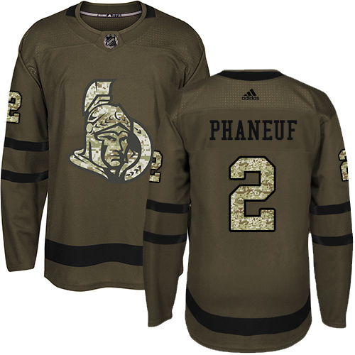Adidas Senators #2 Dion Phaneuf Green Salute to Service Stitched NHL Jersey Adidas Senators #2 Dion Phaneuf Green Salute to Service Stitched NHL Jersey