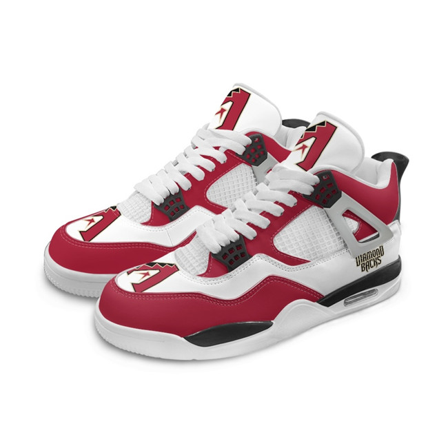 Women's Arizona Diamondbacks Running Weapon Air Jordan 4 Shoes 003
