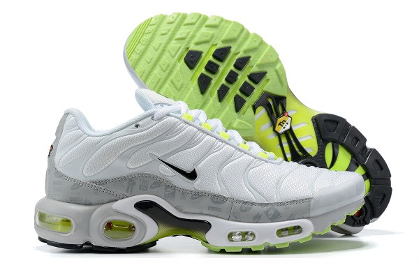 Men's Hot Sale Running Weapon Air Max TN Shoes White 0187