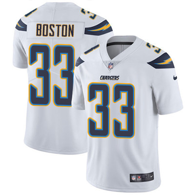Nike Chargers #33 Tre Boston White Youth Stitched NFL Vapor Untouchable Limited Jersey
