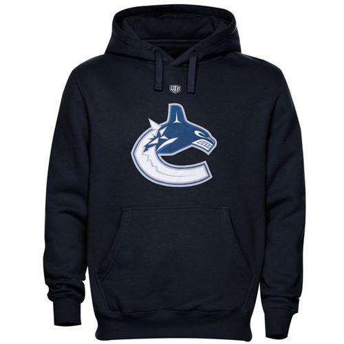 Vancouver Canucks Old Time Hockey Big Logo with Crest Pullover