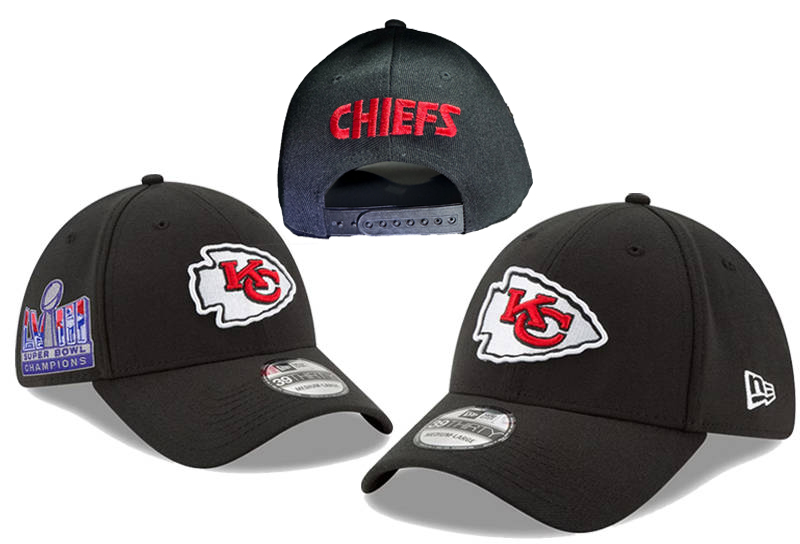 NFL Kansas City Chiefs Snapback Superbowl Hat Black TY
