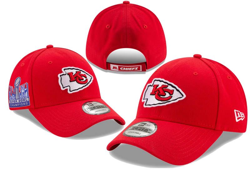 NFL Kansas City Chiefs Snapback Red Superbowl Hat 1 TY