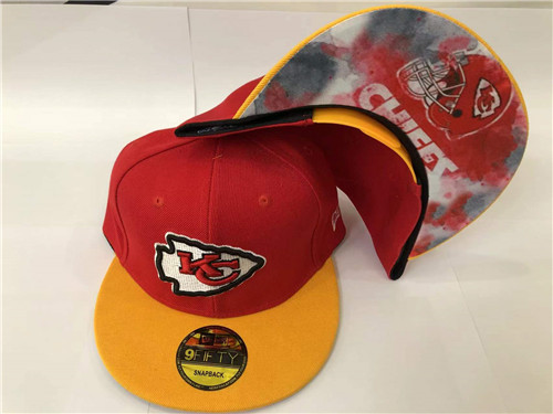 Chiefs Snapback Hat-- -LH