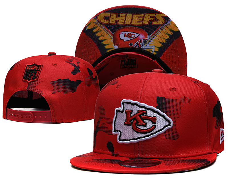 Chiefs Snapback Hat Red --YD