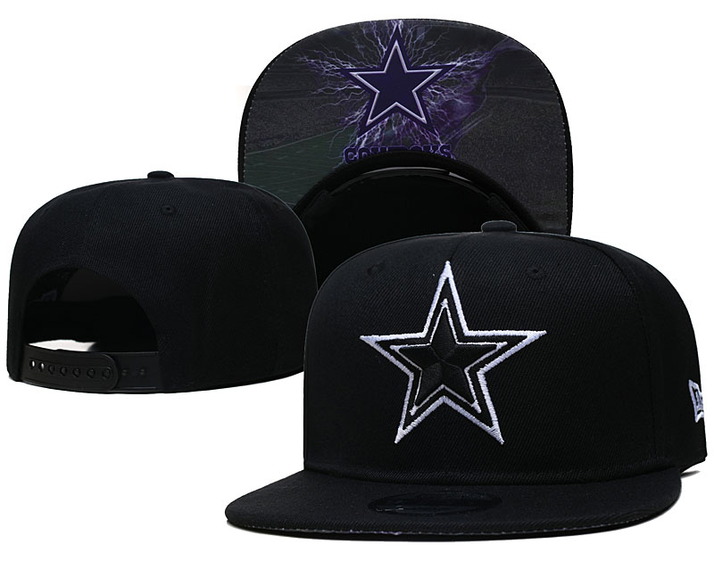 Cowboys Team Logo Snapback Hat - -TX