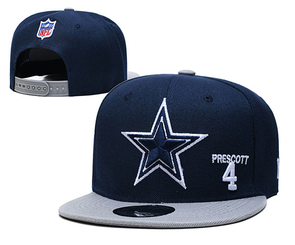 Cowboys Team Logo #4 Prescott Adjustable Hat 1TX