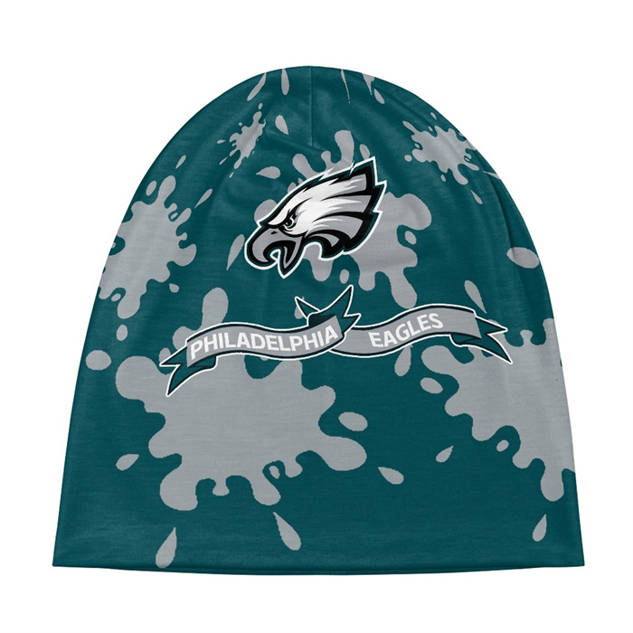Philadelphia Eagles Baggy Skull Hats 0113 Philadelphia Eagles Baggy Skull Hats 0113