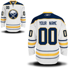 Mens Buffalo Sabres Reebok White EDGE Authentic Custom Road Jersey Mens Buffalo Sabres Reebok White EDGE Authentic Custom Road Jersey