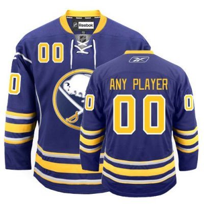 Customized Buffalo Sabres Jersey Blue Third Man Jersey Customized Buffalo Sabres Jersey Blue Third Man Jersey