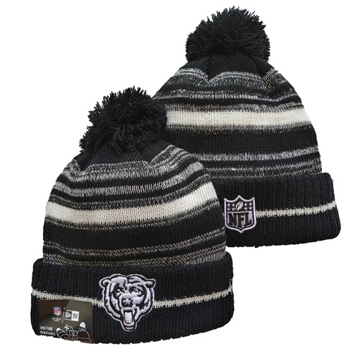 Bears Team Logo Pom Knit Hat 1 YD Bears Team Logo Pom Knit Hat 1 YD