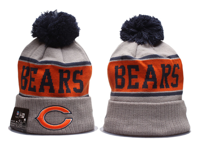 Bears Team Logo Pom Knit Hat YP Bears Team Logo Pom Knit Hat YP