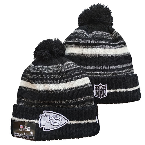 Chiefs Team Logo Pom Knit Hat YD