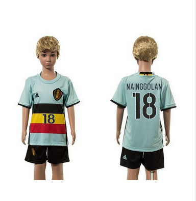 Belgium #15 Denayer Red Home Kid Soccer Country Jersey-4873-8773-1614-6635-6232