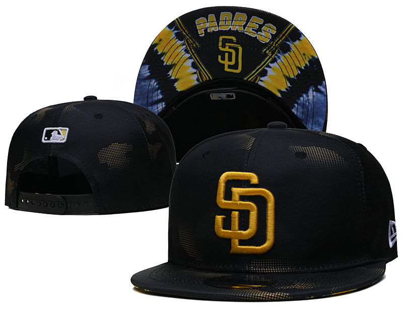 Padres Snapback Black Hat --YD