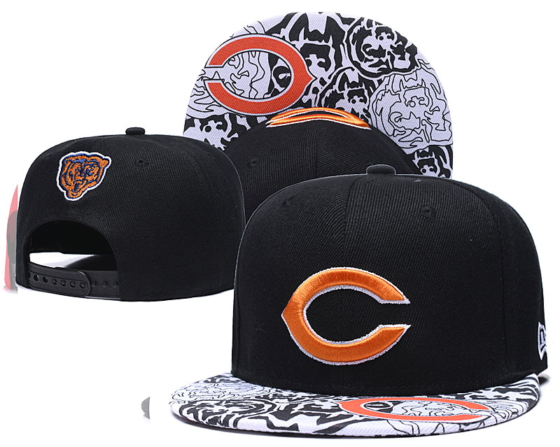Bears Team Black Adjustable Hat GS
