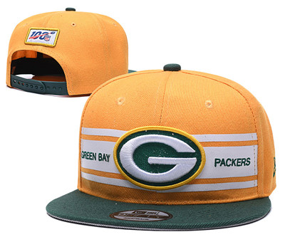 Packers Team Logo Yellow 100th Season Adjustable Hat YD Packers Team Logo Yellow 100th Season Adjustable Hat YD