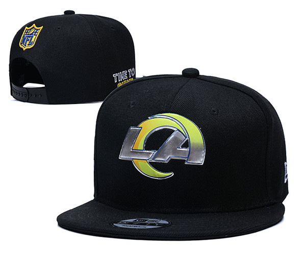Rams Team Logos Adjustable Hat Black YD