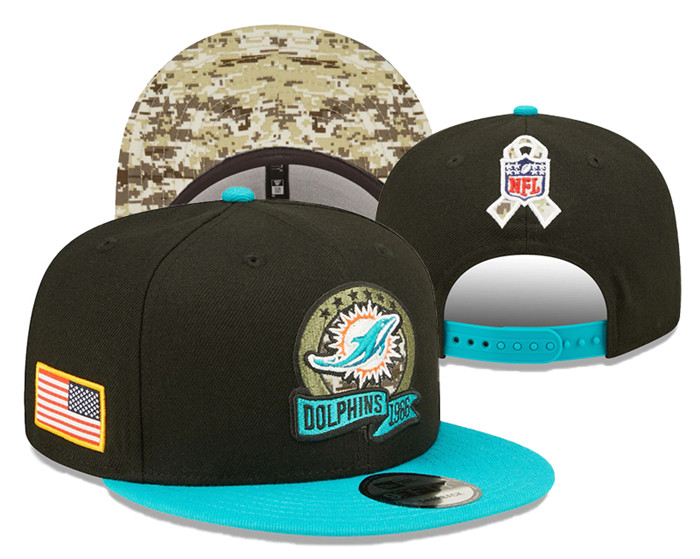 Miami Dolphins Salute To Service Stitched Snapback Hats 097