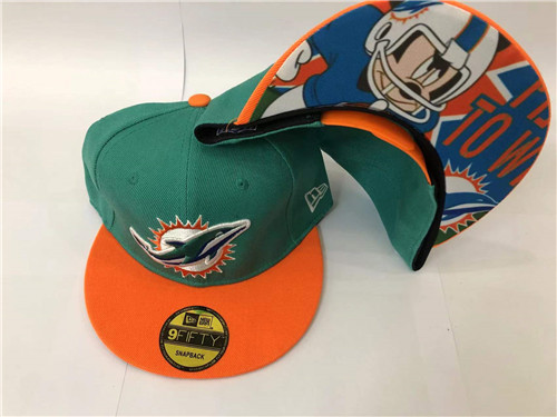 Dolphins Snapback Hat- --LH
