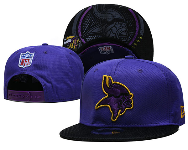 Vikings Stitched Snapback Hats 060