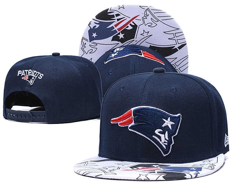 Patriots Logo Navy Adjustable Hat GS