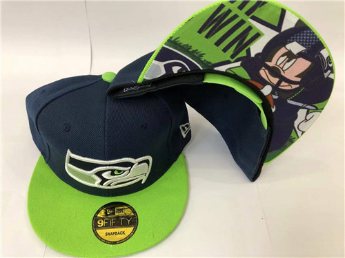 Seahawks Snapback Hat- -- LH