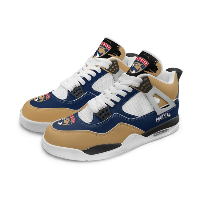 Men's Florida Panthers Running Weapon Air Jordan 4 Shoes 002