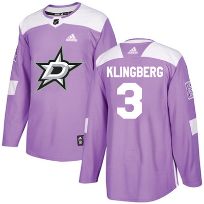 Adidas Stars #3 John Klingberg Purple Authentic Fights Cancer Youth Stitched NHL Jersey Adidas Stars #3 John Klingberg Purple Authentic Fights Cancer Youth Stitched NHL Jersey
