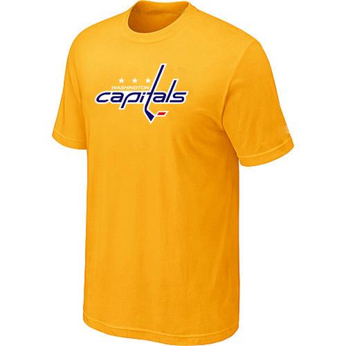 Washington Capitals Big & Tall Logo Yellow NHL T-Shirt
