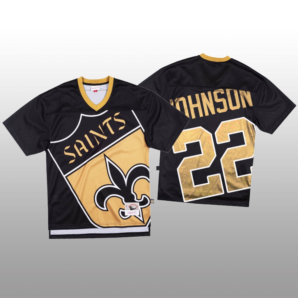 NFL New Orleans Saints #22 C.J. Gardner Johnson Black Men's Mitchell & Nell Big Face Fashion Limited NFL Jersey NFL New Orleans Saints #22 C.J. Gardner Johnson Black Men's Mitchell & Nell Big Face Fashion Limited NFL Jersey