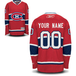 Reebok Montreal Canadiens Women's Premier Home Custom Jersey - Red
