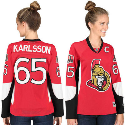 Ottawa Senators Red Women's Premier Home Custom Reebok Jersey
