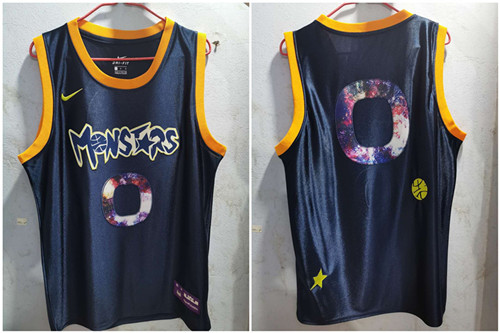Monstars 0 Black Space Jam Stitched Movie Jersey Monstars 0 Black Space Jam Stitched Movie Jersey