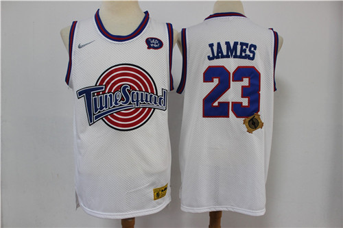Tune Squad 23 Michael Jordan White Stitched Movie Jersey Tune Squad 23 Michael Jordan White Stitched Movie Jersey