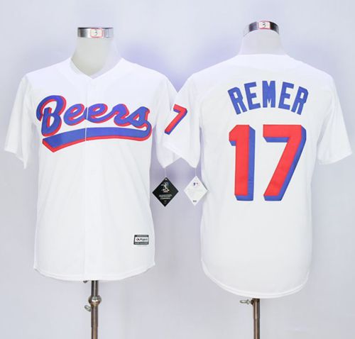 Beers Movie #17 Doug Remer White Stitched Basketball Jersey Beers Movie #17 Doug Remer White Stitched Basketball Jersey