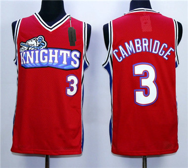 Like Mike Movie Los Angeles Knights #3 Calvin Cambridge Red Stitched Basketball Jersey Like Mike Movie Los Angeles Knights #3 Calvin Cambridge Red Stitched Basketball Jersey