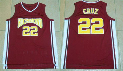 Movie Edition Jersey #22 Richmond CRUZ red jerseys