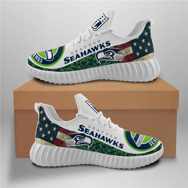 NFL Seahawks Mesh Knit Sneakers 1