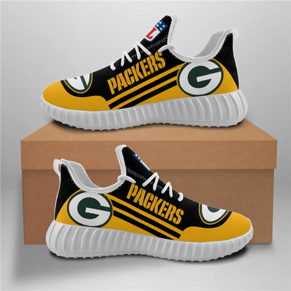 NFL Packers Mesh Knit Sneakers 1