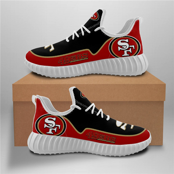 NFL 49ers Mesh Knit Sneakers 1