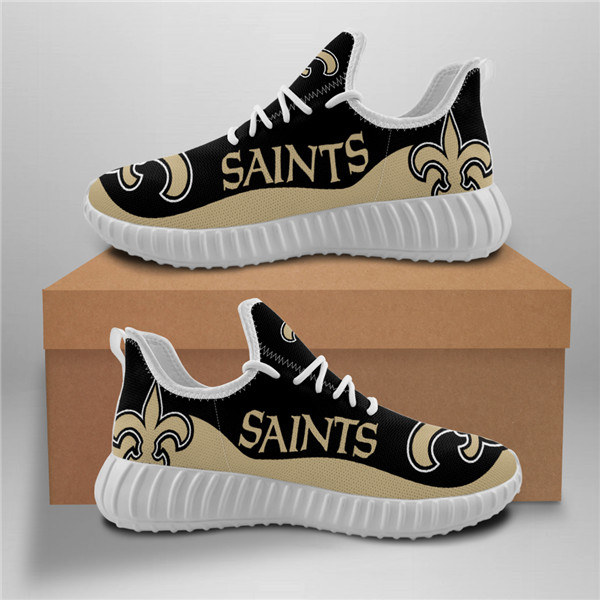 NFL Saints Mesh Knit Sneakers